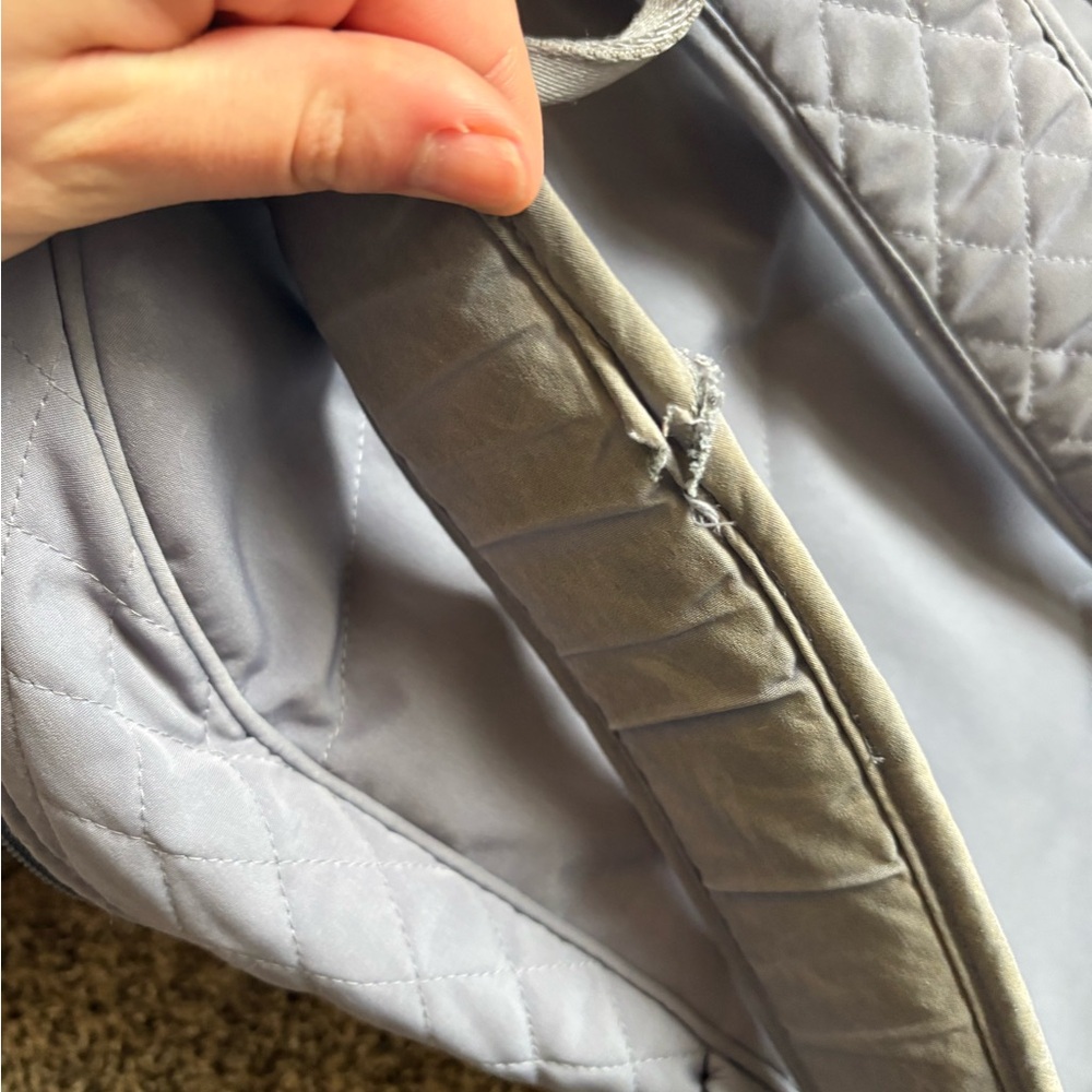 Vera Bradley Quilted Backpack in Slate Gray - Picture 5 of 5
